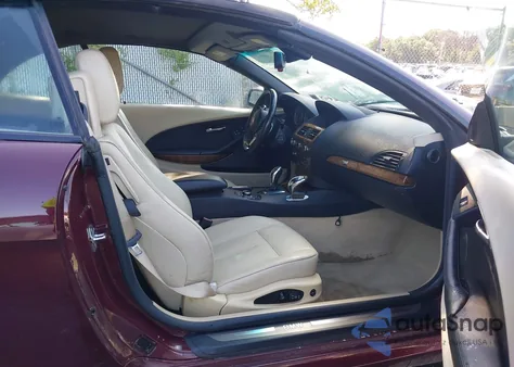 2009 BMW 650I z USA, uszkodzony, nr VIN WBAEB53579CX64215